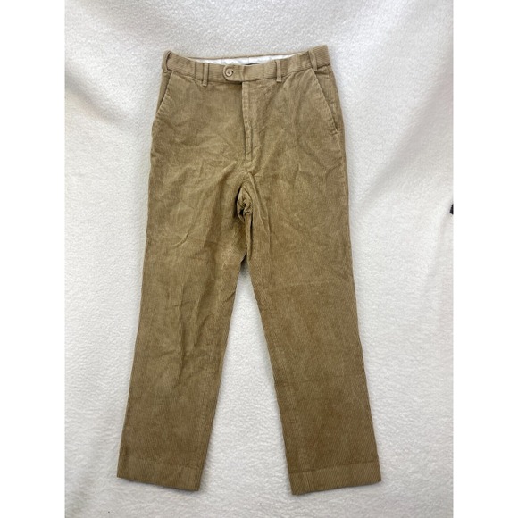 Peter‎ Christian Corduroy Pants Men's 34x30 Tan Wale Cotton Casual Trousers - Picture 1 of 8